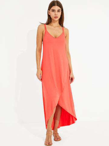 Strappy High-Low Dress